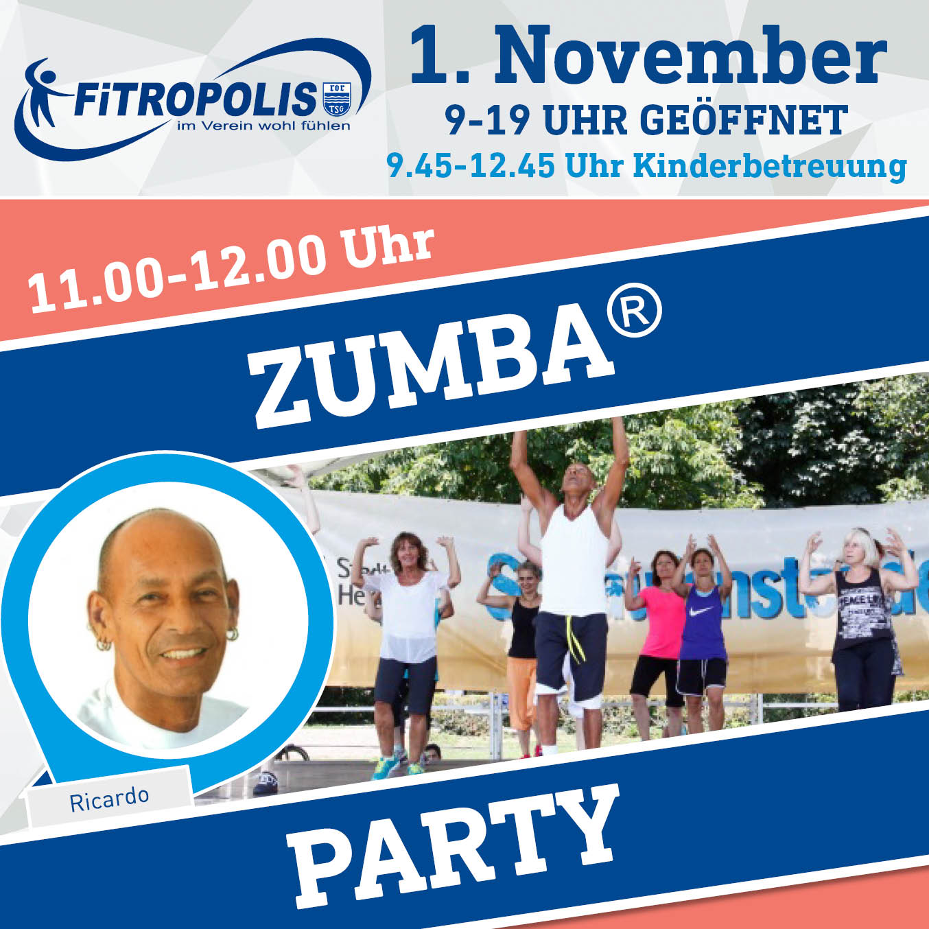 Öffnungszeiten FiTROPOLIS Am 1. November