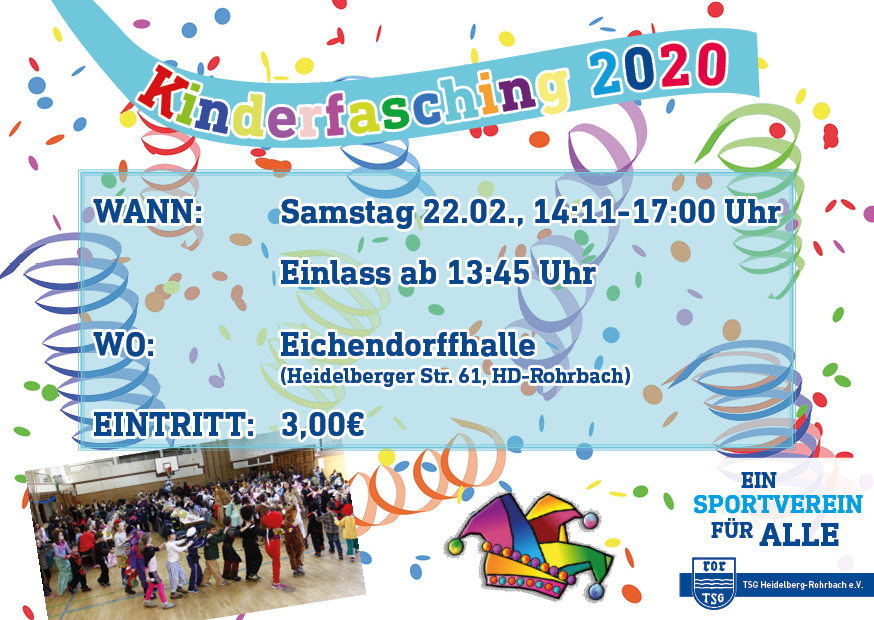 Kinderfasching In Der Eichendorffhalle