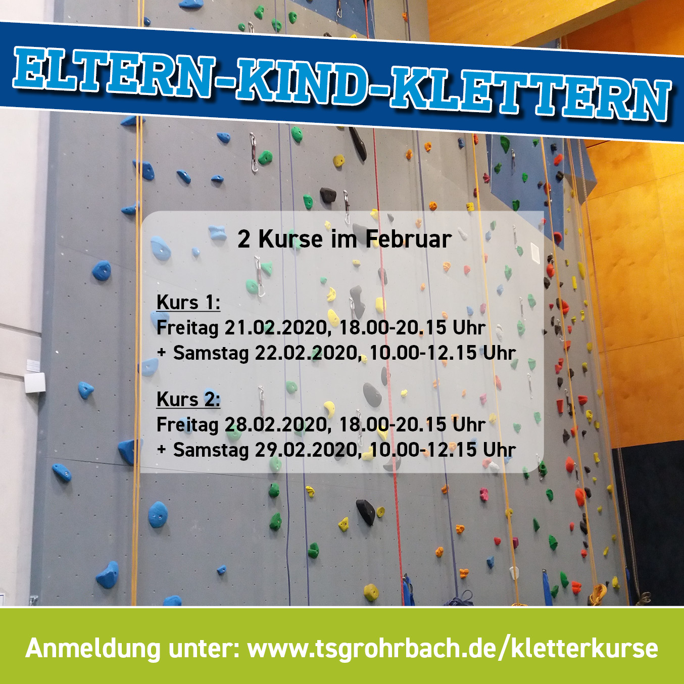 Eltern-Kind-Klettern – 2 Kurse Im Februar